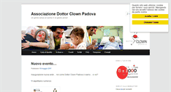 Desktop Screenshot of dottorclownpadova.org