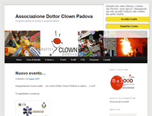 Tablet Screenshot of dottorclownpadova.org
